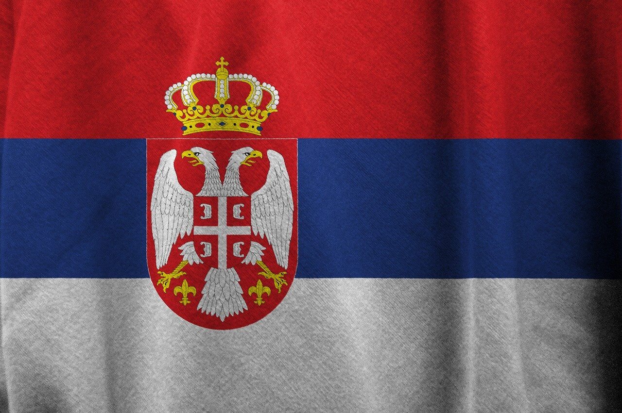 serbia flag serbia flag